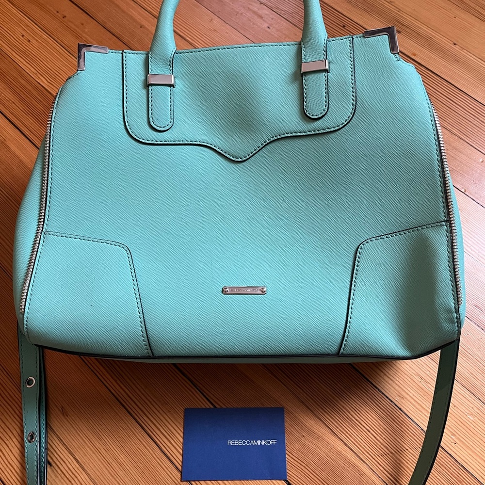 Rebecca Minkoff Leather Satchel 💚 - Picture 2 of 12